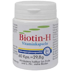 Biotin H Vitaminkapseln, 60 St