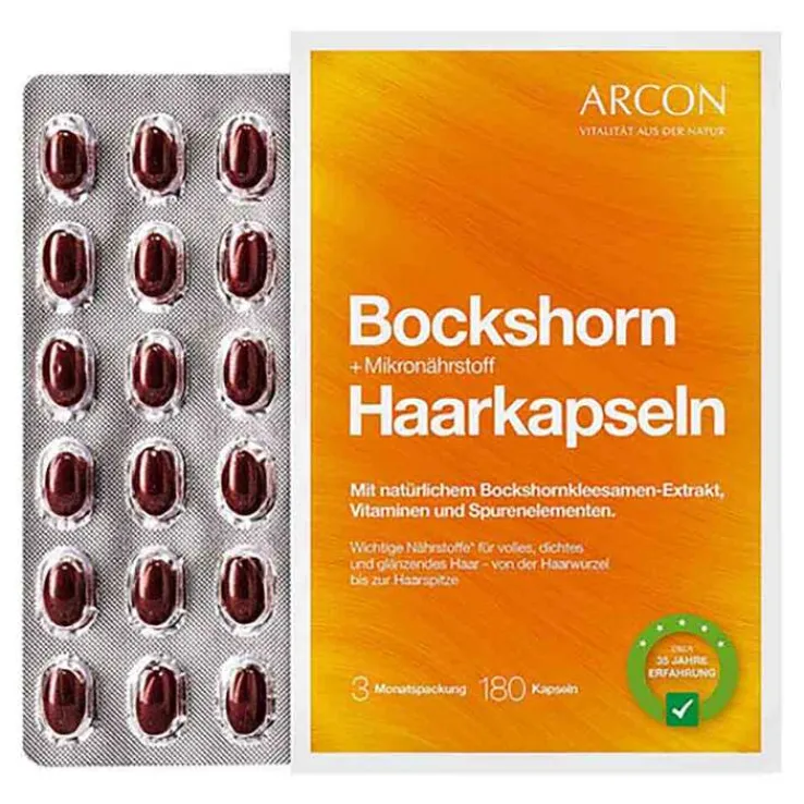 Bockshorn + Mikronährstoff Haarkapseln, 180 St