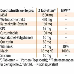 Boswellia MSM forte Dr. Jacob`s Tabletten, 90 St