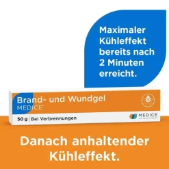 Brand- und Wundgel Medice bei Verbrennungen, 50 g