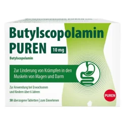Butylscopolamin PUREN 10 mg Tabletten, 50 St