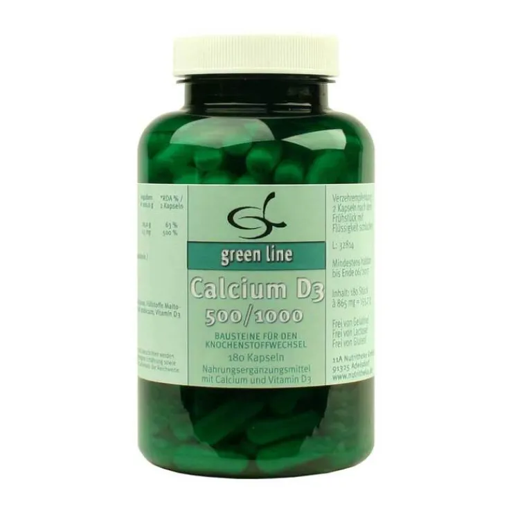 Calcium D3 500 / 1000 Kapseln, 180 St