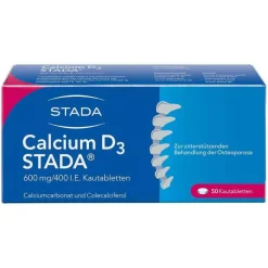 Calcium D3 STADA® 600 mg/400 I.E. Kautabletten, 50 St