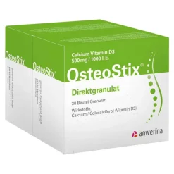 Calcium Vitamin D3 500 mg / 1000 I.E. OsteoStix Direktgranulat, 60 St