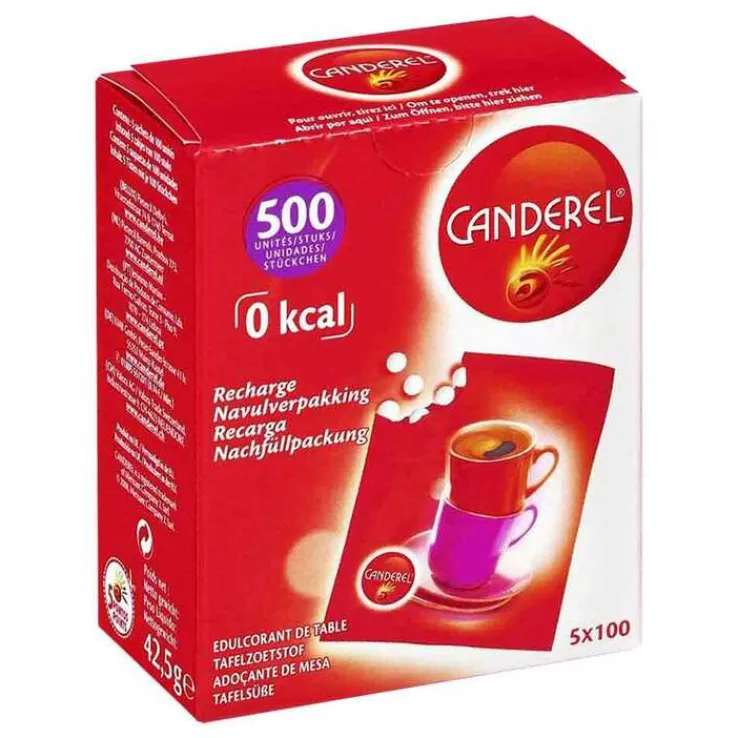 Canderel Nachfüllpackung Stückchen, 500 St