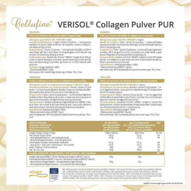 Cellufine Verisol Collagen-Pulver Pur, 300 g