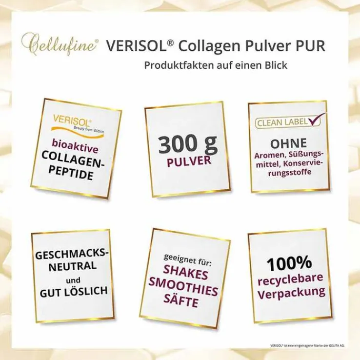Cellufine Verisol Collagen-Pulver Pur, 300 g