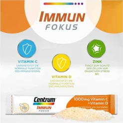 Centrum Immun Fokus 1000 mg Vitamin C + D Sticks, 24 St
