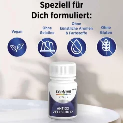 Centrum Vital + Antiox Zellschutz Kapseln, 30 St