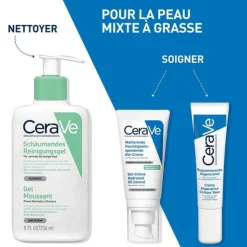 Cerave feuchtigkeitsspendende Gel-Creme matt, 52 ml