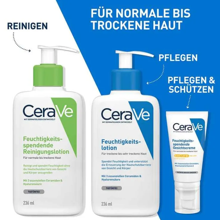 CeraVe feuchtigkeitsspendende Reinigungslotion, 236 ml