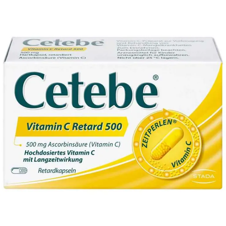 Cetebe® Vitamin C Retard 500, 60 St