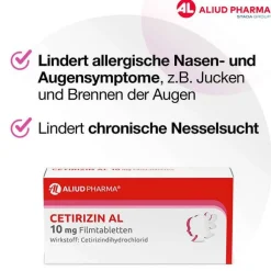 CETIRIZIN AL 10 mg Filmtabletten, 50 St