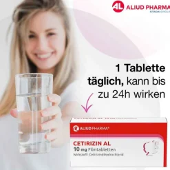 CETIRIZIN AL 10 mg Filmtabletten, 50 St