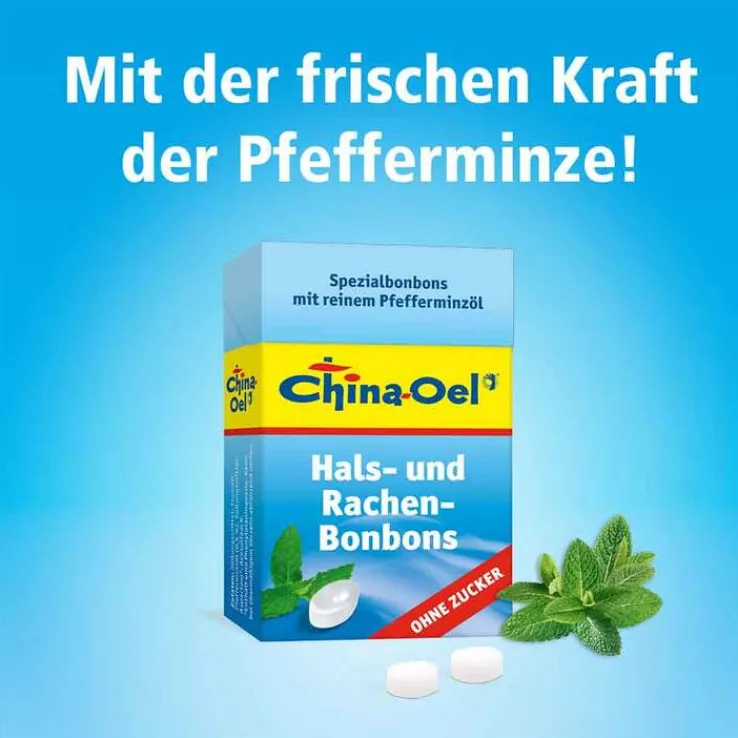China Öl Hals- und Hustenbonbons ohne Zucker, 40 g