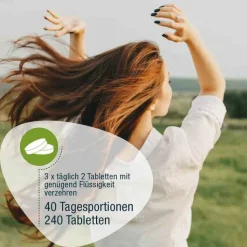 Chlorella 500 mg Bio Naturland Tabletten, 240 St