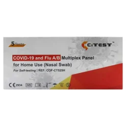 Citest 3 in 1 Selbsttest Covid-19 Antigen & Influe, 5 St