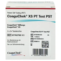 Coaguchek XS PT Test Pst, 2X24 St