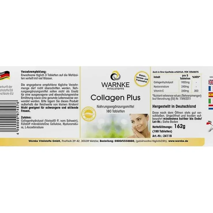 Collagen Plus Tabletten, 180 St