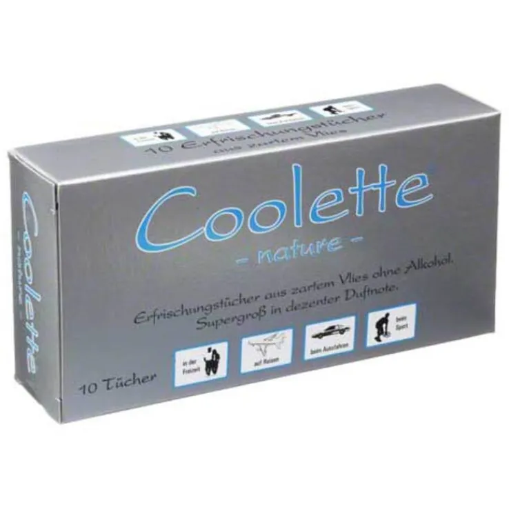 Coolette Nature Erfrischungstücher Vlies, 10 St
