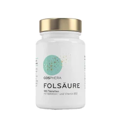 Cosphera Folsäure Tabletten 800 µg Folat mit Vit.B9, 180 St