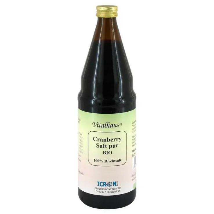 Cranberry Saft pur bio Vital, 750 ml
