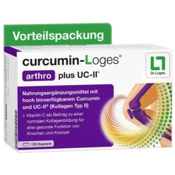 Curcumin-Loges arthro plus UC-II Kapseln, 120 St