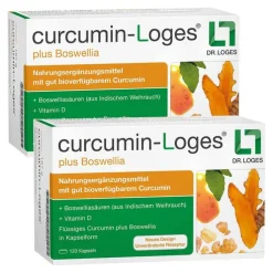 Curcumin-Loges plus Boswellia Kapseln, 2x120 St