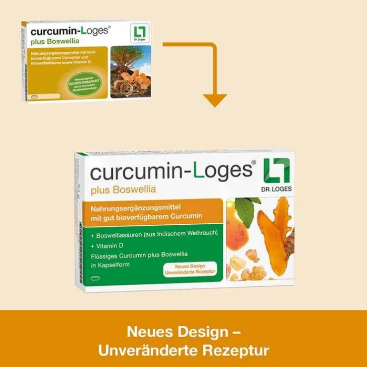 Curcumin-Loges plus Boswellia Kapseln, 120 St