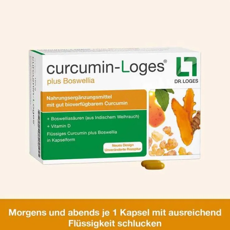 Curcumin-Loges plus Boswellia Kapseln, 120 St