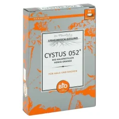 Cystus 052 Bio Halspastillen Honig Orange, 66 St
