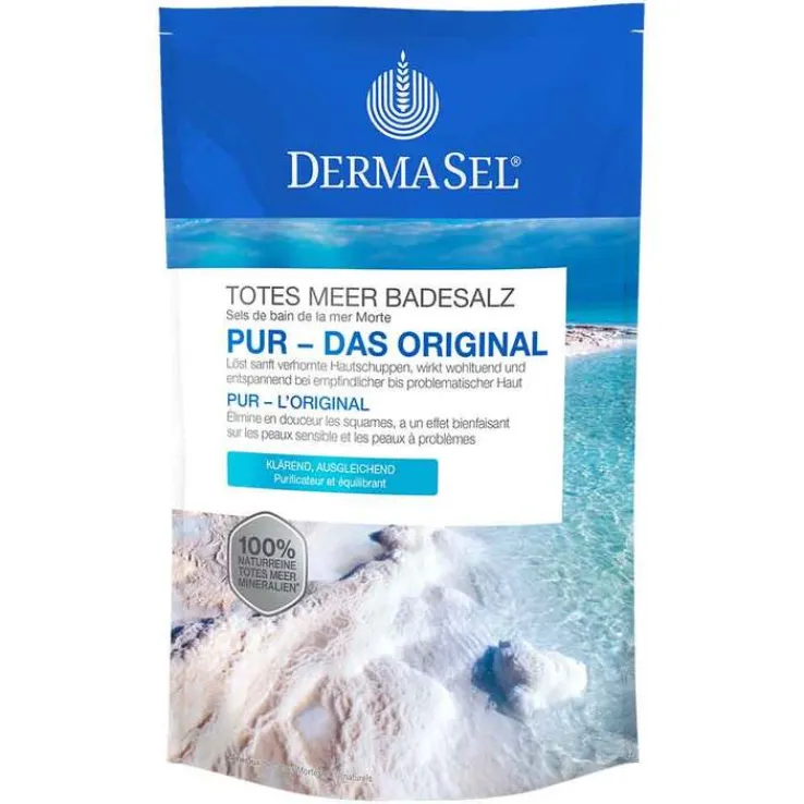 Dermasel Totes Meer Badesalz Pur, 500 g