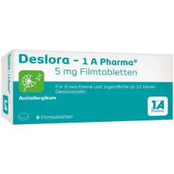 Deslora – 1 A Pharma® 5 mg Filmtabletten, 6 St