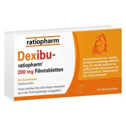 Dexibu-ratiopharm 200 mg Filmtabletten, 10 St