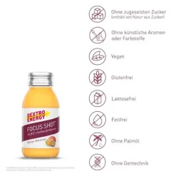 Dextro Energy Focus SHOT Mango-Maracuja, 60 ml