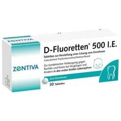 D-Fluoretten 500 Tabletten, 30 St