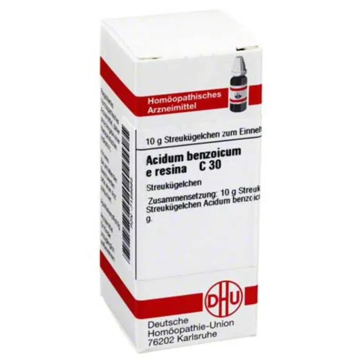 DHU Acidum benzoicum e res. C 30, 10 g