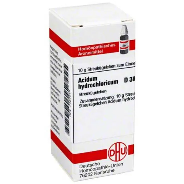 DHU Acidum hydrochloricum D 30 G, 10 g