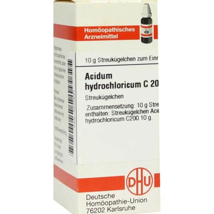 DHU Acidum hydrochloricum C 200, 10 g