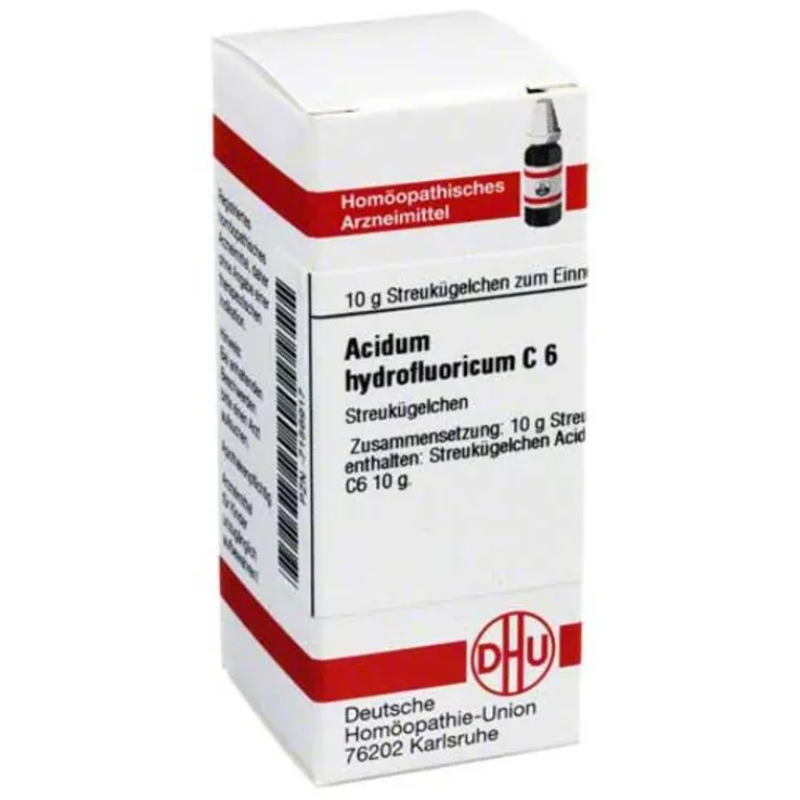 DHU Acidum hydrofluoricum C 6 Gl, 10 g