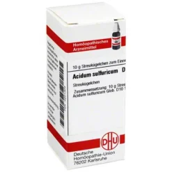 DHU Acidum sulfuricum D 10 Globuli, 10 g