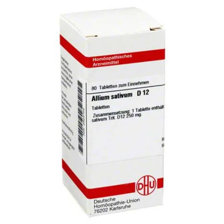 DHU Allium sativum D 12 Tabletten, 80 St