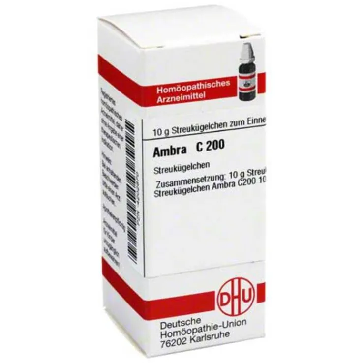 DHU Ambra C 200 Globuli, 10 g