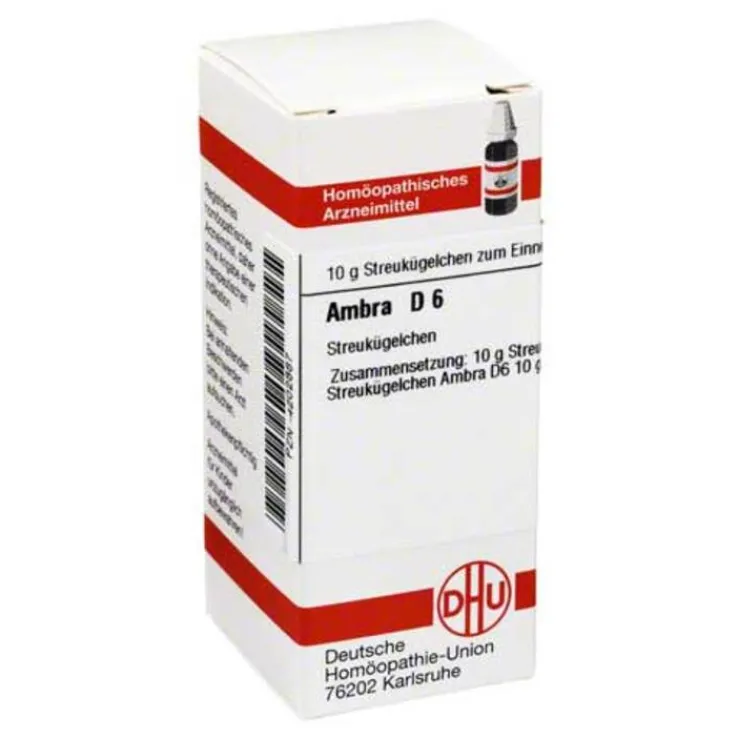 DHU Ambra D 6 Globuli, 10 g