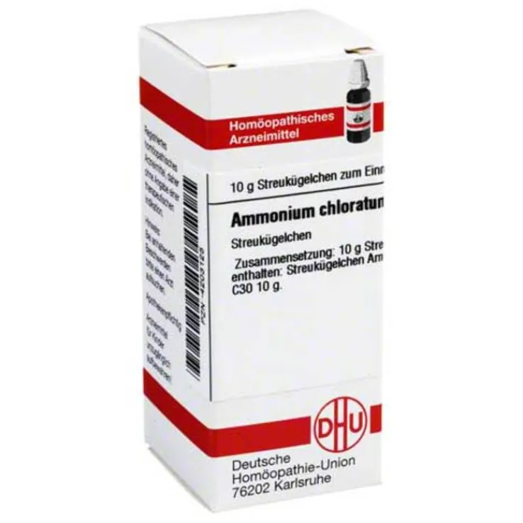 DHU Ammonium chloratum C 30 Globuli, 10 g