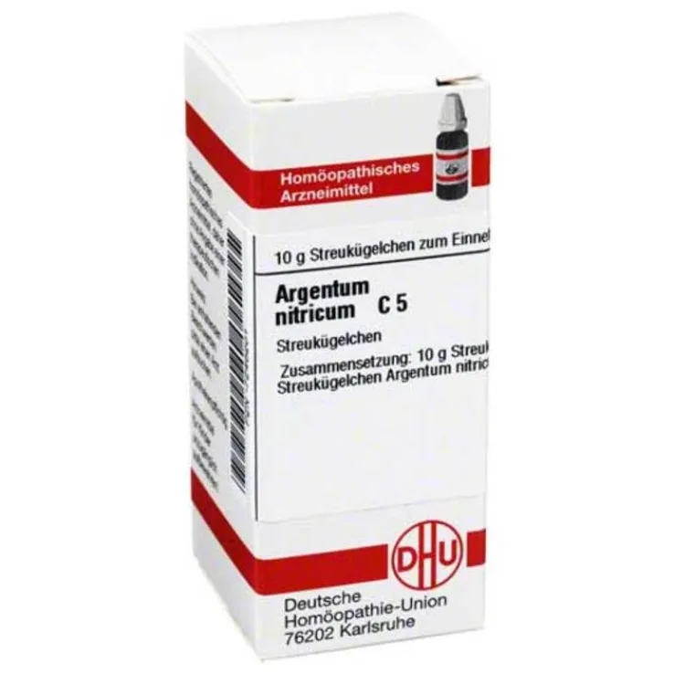DHU Argentum nitricum C 5 Globuli, 10 g