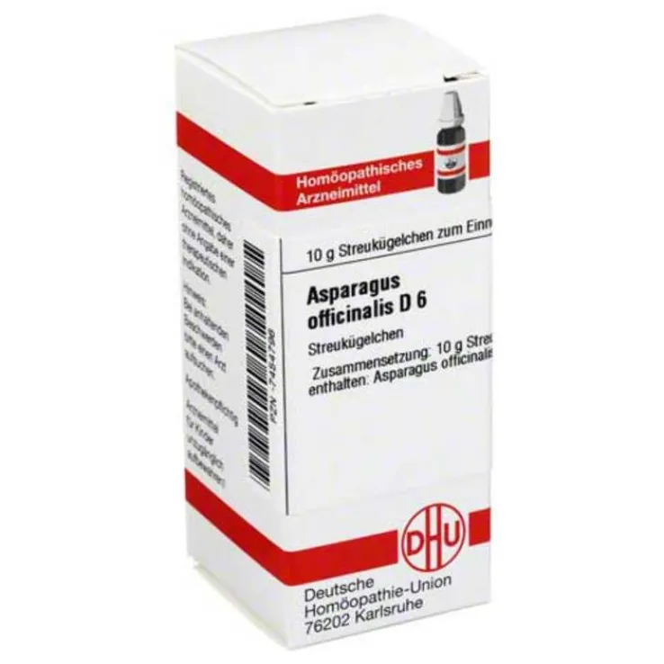 DHU Asparagus officinalis D 6 Gl, 10 g