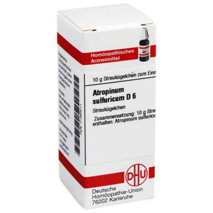 DHU Atropinum sulfuricum D 6 Globuli, 10 g