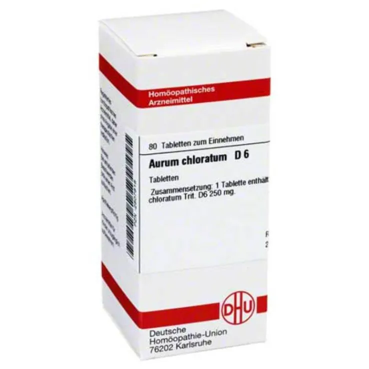 DHU Aurum chloratum D 6 Tabletten, 80 St