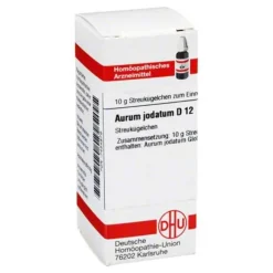 DHU Aurum jodatum D 12 Globuli, 10 g